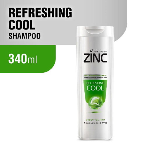 ZINC SHAMPOO REFRESHING COOL 340ml